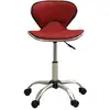 Image de vidaXL Chaise de bureau vin rouge similicuir
