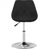 Image de vidaXL Chaises de salle à manger 6 pcs. noir similicuir