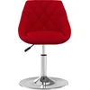 Image de vidaXL Chaises de salle à manger 6 pcs. Pivotantes vin rouge velours
