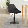 Image de vidaXL Chaise de salle à manger noir velours