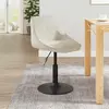 Image de vidaXL Chaise de salle à manger crème velours