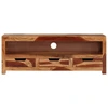 Image de vidaXL Armoire TV 110x30x40 cm en bois massif d'acacia