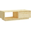 Image de vidaXL Table basse 110x50x33,5 cm en bois massif de sapin