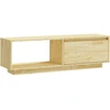 Image de vidaXL Armoire TV 110x30x33,5 cm pin massif