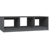 Image de vidaXL Table basse Gris 110x50x34 cm Pin massif