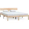 Image de vidaXL Lit en bois massif pin 150x200 cm