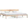 Image de vidaXL Lit en bois massif sans matelas 200x200 cm