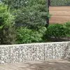 Image de vidaXL Gabion lits surélevés 3 pcs 30x30x50 cm fer