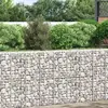 Image de vidaXL Gabion lits surélevés 3 pcs 30x30x100 cm fer