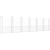 Image de vidaXL Corbeille à gabion en forme de U avec 7 colonnes en fer 740x20x200 cm