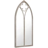 Image de vidaXL Miroir de jardin sable 70x30 cm Fer