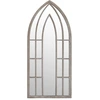 Image de vidaXL Miroir de jardin sable 70x30 cm Fer