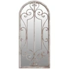 Image de vidaXL Miroir de jardin sable 100x45 cm Fer