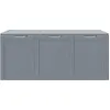 Image de vidaXL Boîte de rangement de jardin 270 L Gris PP aspect bois