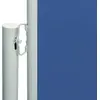 Image de vidaXL Marquise latérale extensible 117x600 cm Bleu