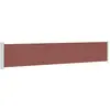 Image de vidaXL Marquise latérale extensible 117x600 cm Marron