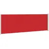 Image de vidaXL Marquise latérale extensible 200x600 cm rouge