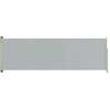 Image de vidaXL Marquise latérale extensible 200x600 cm Gris
