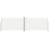 Image de vidaXL Marquise latérale extensible Crème 180x600 cm