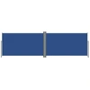 Image de vidaXL Marquise latérale extensible bleu 180x600 cm