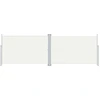Image de vidaXL Marquise latérale extensible Crème 200x600 cm