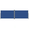 Image de vidaXL Store latéral extensible bleu 220x600 cm