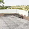 Image de vidaXL Marquise latérale extensible Crème 117x1200 cm