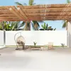 Image de vidaXL Marquise latérale extensible Crème 200x1200 cm