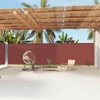 Image de vidaXL Marquise latérale extensible brun 200x1200 cm