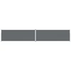 Image de vidaXL Marquise latérale extensible Anthracite 220x1200 cm