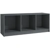 Image de vidaXL Armoire TV Gris 104x33x41 cm Pin massif