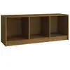 Image de vidaXL Armoire TV brun miel 104x33x41 cm Pin massif