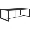 Image de vidaXL Garten-Esstisch Anthrazit 120x60x66 cm Aluminium