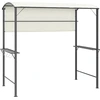 Image de vidaXL Pavillon avec toit 220x110x200 cm Crème
