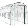 Image de vidaXL Serre transparente 160x400x190 cm PVC & acier