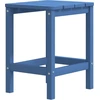 Image de vidaXL Table de jardin Adirondack bleu océan 38x38x46 cm HDPE