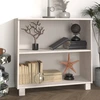 Image de vidaXL Sideboard HAMAR blanc 85x35x80 cm pin massif