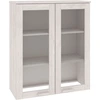 Image de vidaXL Dessus de meuble haut HAMAR blanc 85x35x100 cm bois massif