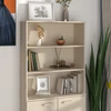 Image de vidaXL Dessus de meuble haut HAMAR brun miel 85x35x100 cm bois massif