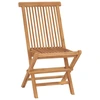 Image de vidaXL Chaises de jardin pliantes 6 pcs. Bois massif teck