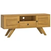 Image de Meuble TV 110x30x50 cm en teck massif