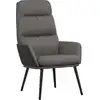 Image de vidaXL Fauteuil relax gris clair Tissu