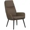 Image de vidaXL Fauteuil relax Taupe Tissu