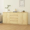 Image de vidaXL Armoires d'appoint 3 pcs. Pin massif