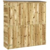 Image de vidaXL Abri de jardin 163x50x171 cm Pin massif