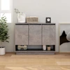 Image de vidaXL Sideboard gris béton 97x31x75 cm Bois composite