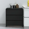 Image de vidaXL Sideboard Noir 70x41x75 cm Bois composite