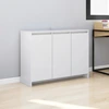 Image de vidaXL Sideboard blanc 102x33x75 cm bois composite