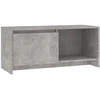 Image de vidaXL Armoire TV gris béton 90x35x40 cm Bois composite
