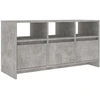 Image de vidaXL Armoire TV gris béton 102x37,5x52,5 cm Bois composite